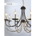 Подвесная люстра Kali WD3540/8H-CF-FGD-CL Wedo Light