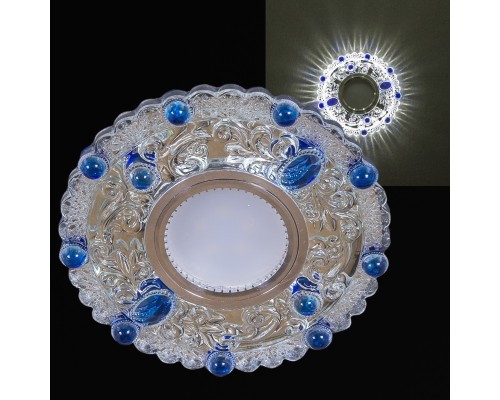 Точечный светильник  14339-9.0-001LD MR16+LED3W WT+BL Reluce