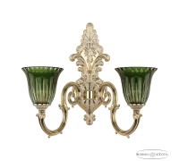 Бра 7203 7203B15/2/210 GW P2 U Clear-Green/H-1K Bohemia