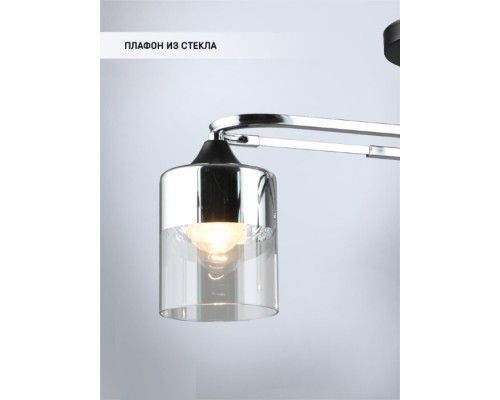 Потолочная люстра Vizer WD3618/3C-BK-CR-CL Wedo Light