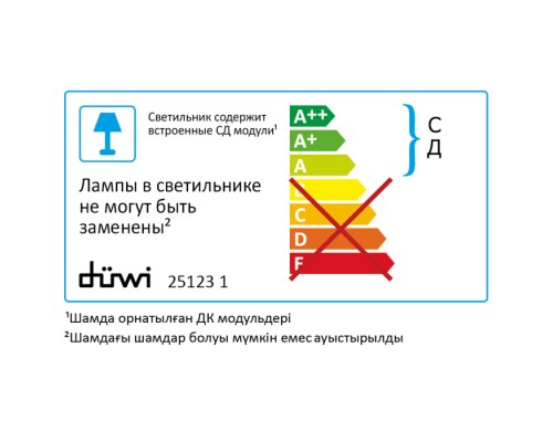 Настенно-потолочный светильник  25123 1 Duwi