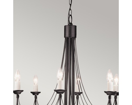 Подвесная люстра Carisbrooke CB8-BLACK Elstead