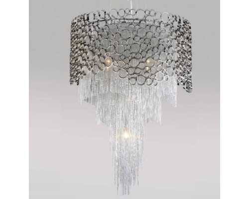 Подвесная люстра Hauberk HAUBERK SP-PL8 D60 Crystal Lux