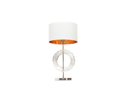 Интерьерная настольная лампа Fabi LDT 5531 CHR+WT Lumina Deco