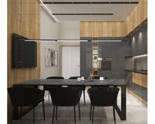 Подвесной светильник LARGO LARGO SP33W L1770 BLACK Crystal Lux