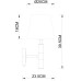 Бра Robert A5066AP-1BK Arte Lamp