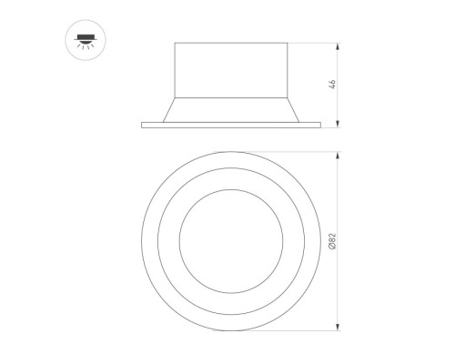 Точечный светильник BREEZE 036616 Arlight