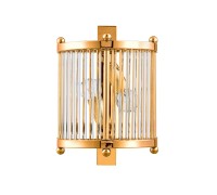 Бра Tadeo TADEO AP2 GOLD/TRANSPARENTE Crystal Lux