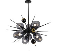Потолочная люстра Burst 9720P-10S black/smoky DeLight Collection