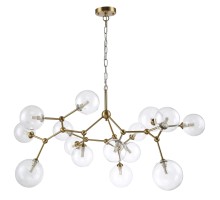 Подвесная люстра MAXIMO MAXIMO SP15 BRONZE Crystal Lux