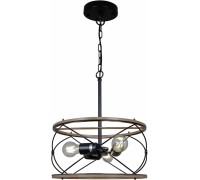 Подвесной светильник  IL1008-3P-05 BK WOOD ILLUMICO