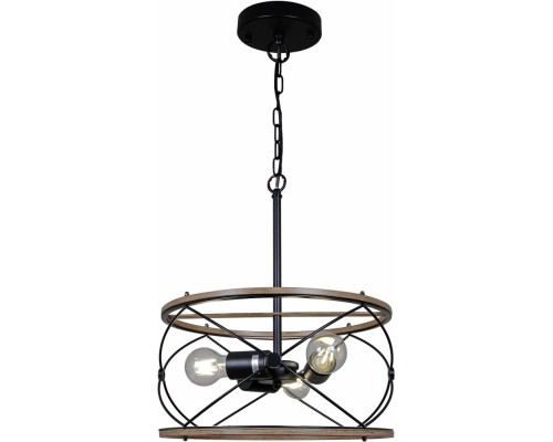 Подвесной светильник  IL1008-3P-05 BK WOOD ILLUMICO