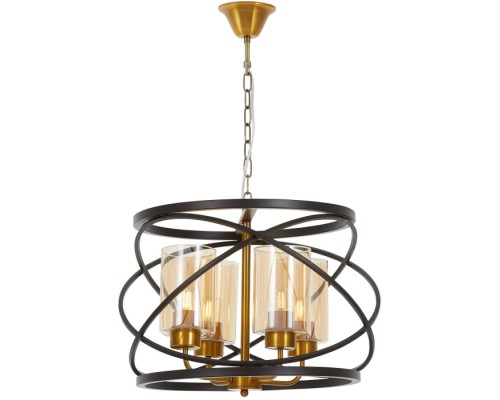 Подвесная люстра  LDP 8004-4 BK+MD Lumina Deco