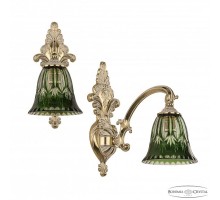 Бра 7209 7209B14/1/175 GW P2 D Clear-Green/H-1I Bohemia