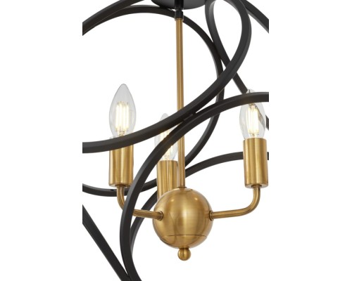 Подвесная люстра Casai LDP 1243-3 BK+MD Lumina Deco