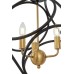 Подвесная люстра Casai LDP 1243-3 BK+MD Lumina Deco