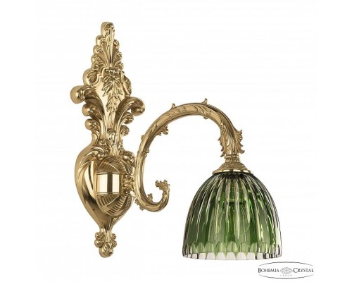 Бра 7109 7109B15/1/210 G P1 D Clear-Green/H-1K Bohemia