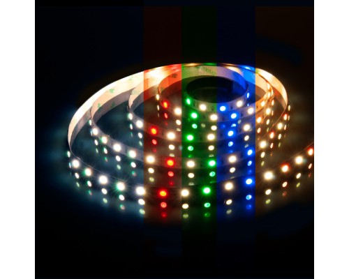 Светодиодная лента 24V 60Led 14,4W IP20 RGBW Лента светодиодная 24V 14,4W 60Led 5050+5050 IP20 MIX RGB/холодный белый, 5м Elektrostandard