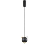 Подвесной светильник Amigo AMIGO SP LED BLACK Crystal Lux