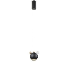 Подвесной светильник Amigo AMIGO SP LED BLACK Crystal Lux
