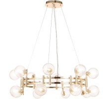 Подвесная люстра Luxury LUXURY SP16 GOLD Crystal Lux