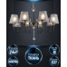 Подвесная люстра Gilliana WD3585/8H-CF-FGD-BK Wedo Light