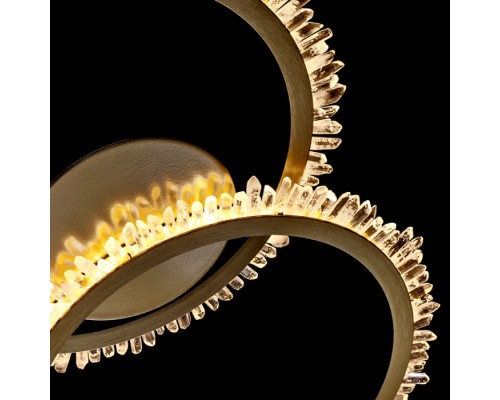 Потолочная люстра Quartz Halo MX20020154-2A satin gold DeLight Collection