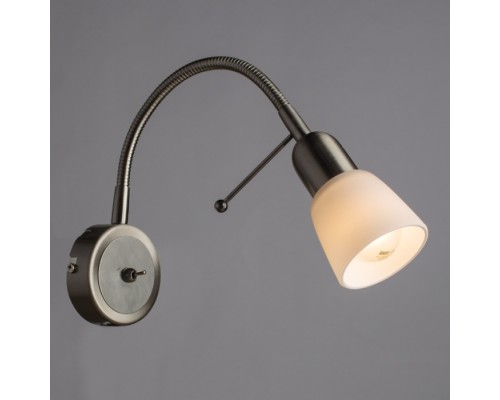 Бра Lettura A7009AP-1SS Arte Lamp