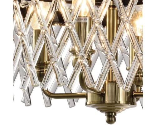 Подвесная люстра Baziano LH3040/4P-CO-CL Lumien Hall
