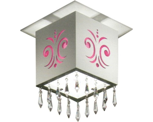 Потолочный светильник Luxury D042/P1 02 V1607 rosso MM Lampadari