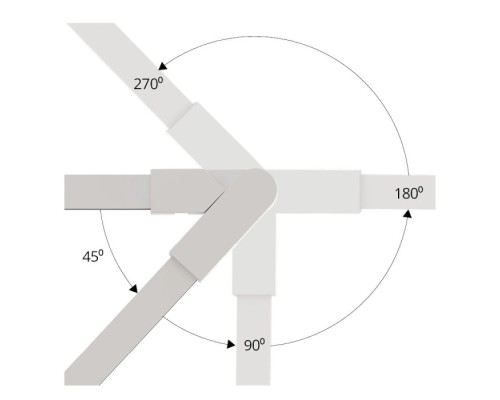Коннектор поворотный Rapid-Accessories A613833R Arte Lamp