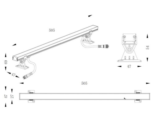 Прожектор уличный Mini 732019 Deko-Light