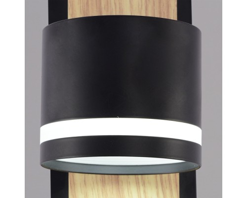 Бра  22540-0.2-01 BK+WOOD Reluce