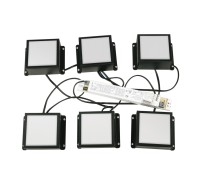 Точечный светильник Grilyato Mini ULP-1010 42W/4000К IP40 GRILYATO OPAL BLACK KIT06 Uniel
