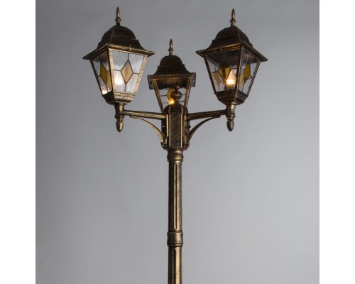 Наземный фонарь Berlin A1017PA-3BN Arte Lamp