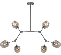 Потолочная люстра LOFT LOFT-6 BK AM Group
