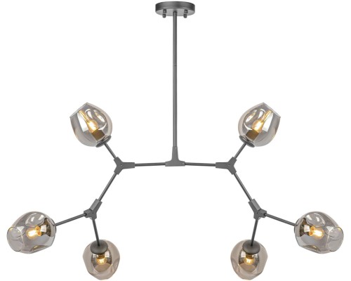 Потолочная люстра LOFT LOFT-6 BK AM Group