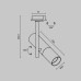 Трековый светильник Elti TR005-1-GU10-W Maytoni