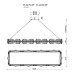Подвесной светильник Pianta FL1170-9P Fluorite