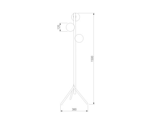 Торшер Estera Wood 16045 TK Lighting