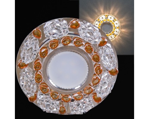 Точечный светильник  22093-9.0-001PL MR16+LED3W CL+OR Reluce
