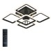 Потолочная люстра Spektr HIGH-TECH LED LAMPS 82022 BLACK Natali Kovaltseva
