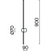 Настенный светильник Light stick MOD237WL-L11B3K Maytoni