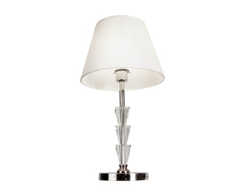 Интерьерная настольная лампа Alesti T2424-1 Nickel iLamp