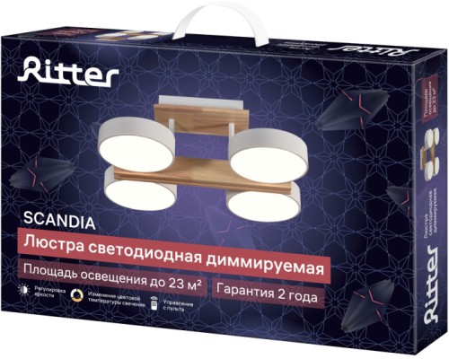 Потолочная люстра Scandia 51626 6 Ritter