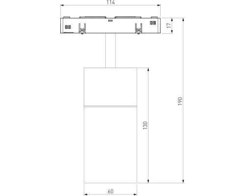 Трековый светильник Slim Magnetic 85189/01 Elektrostandard