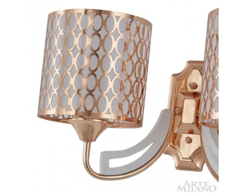 Бра Florentia-3387 303387/2W Wh/Gd Arte Milano