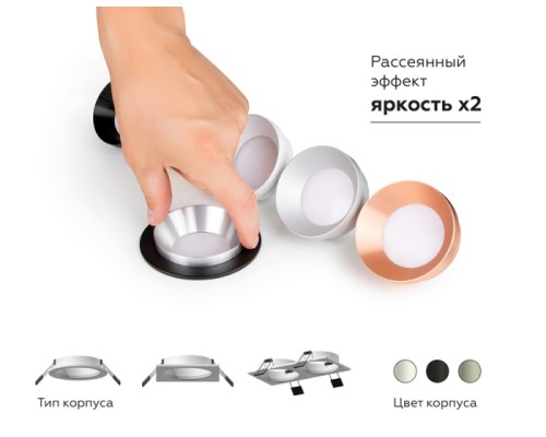 Основание для встраиваемого светильника C C7621 Ambrella