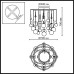 Потолочная люстра Callisto 5457/21C Odeon Light