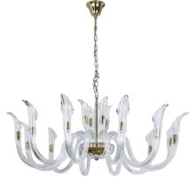 Подвесная люстра 3650 3654+12/C gold Newport